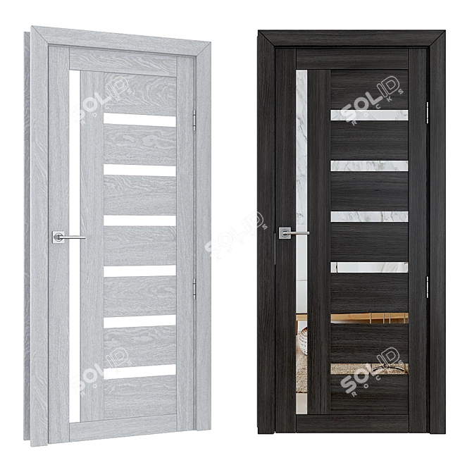 Elegant Russian Doors - High Resolution 3D model image 1