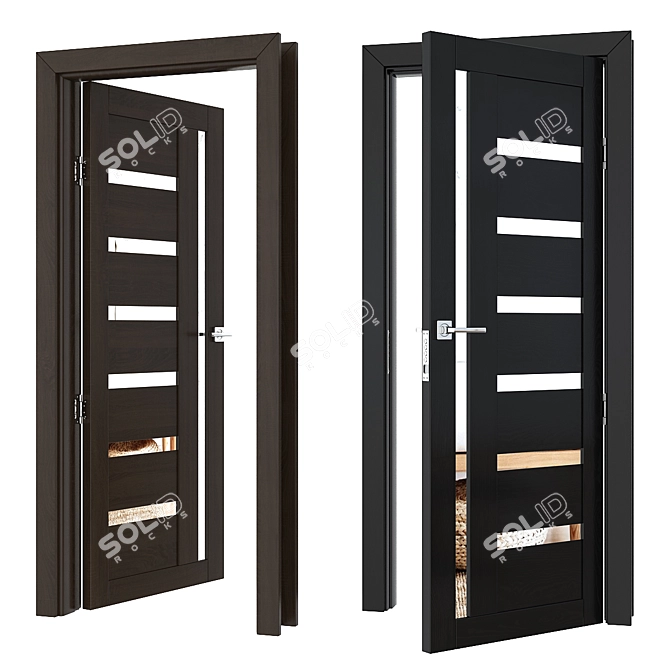 Elegant Russian Doors - High Resolution 3D model image 2