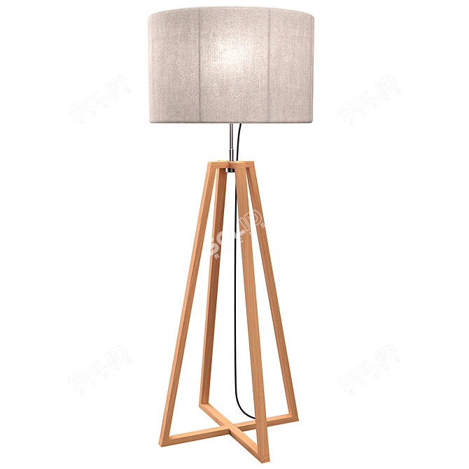 Modern CLUB Floor Lamp - Stylish Illumination 3D model image 1