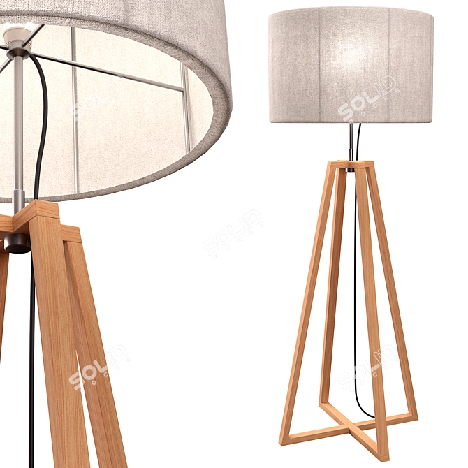 Modern CLUB Floor Lamp - Stylish Illumination 3D model image 2