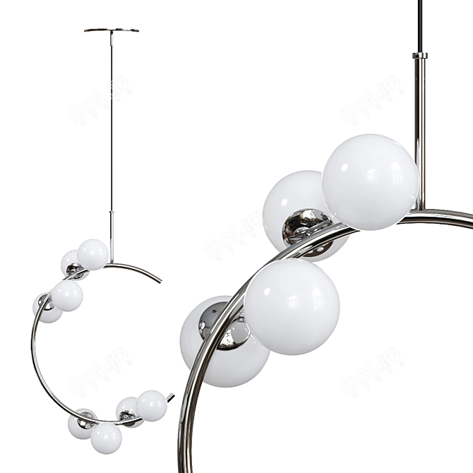 Sleek Pendant Light: Refined Elegance 3D model image 3