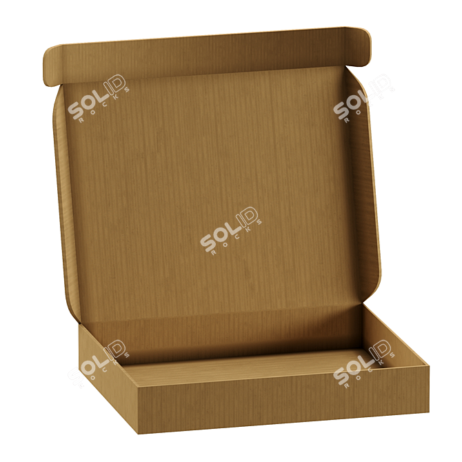 Versatile Cardboard Box Set 3D model image 2