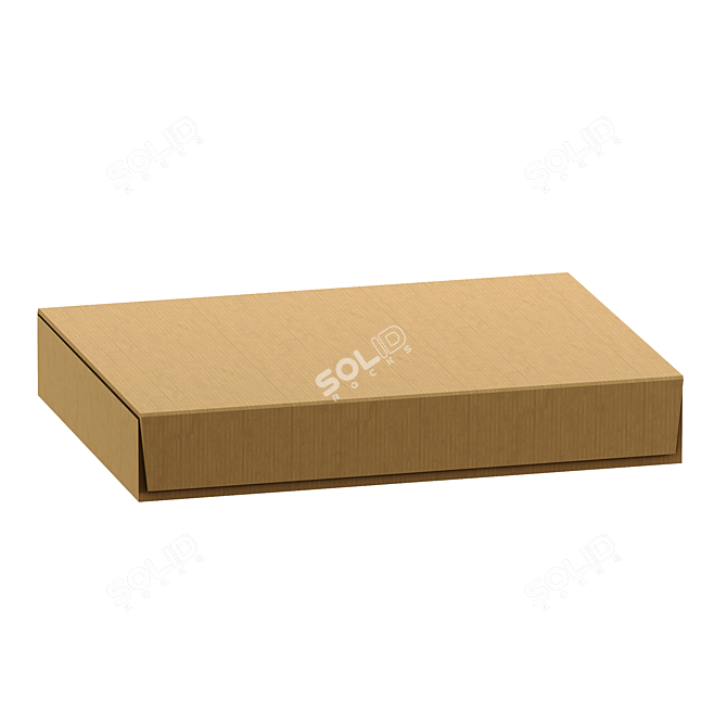 Versatile Cardboard Box Set 3D model image 3