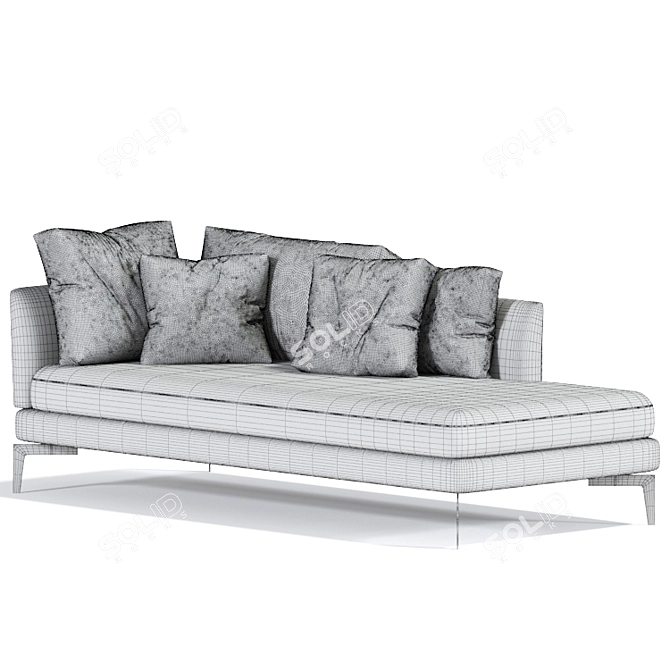 Flexform Feel Good Lounge 3D model image 2