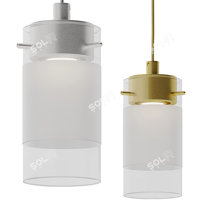 Meyer Pendant: Sleek Modern Lighting 3D model image 1