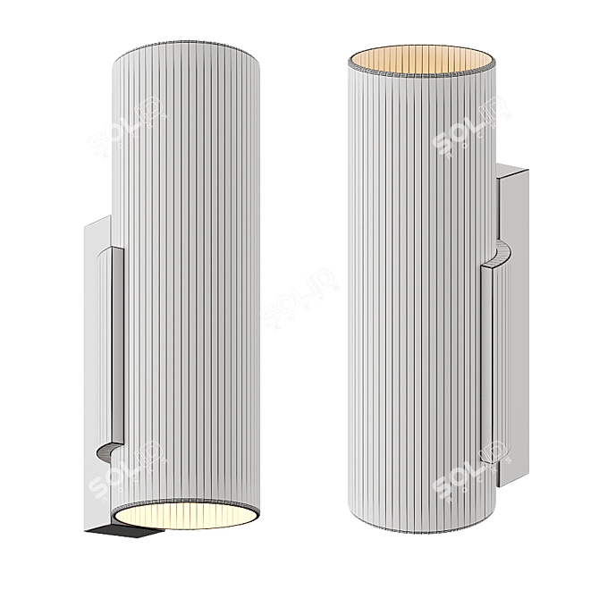 Venicem Sconce: Elegant Light Fixture 3D model image 3