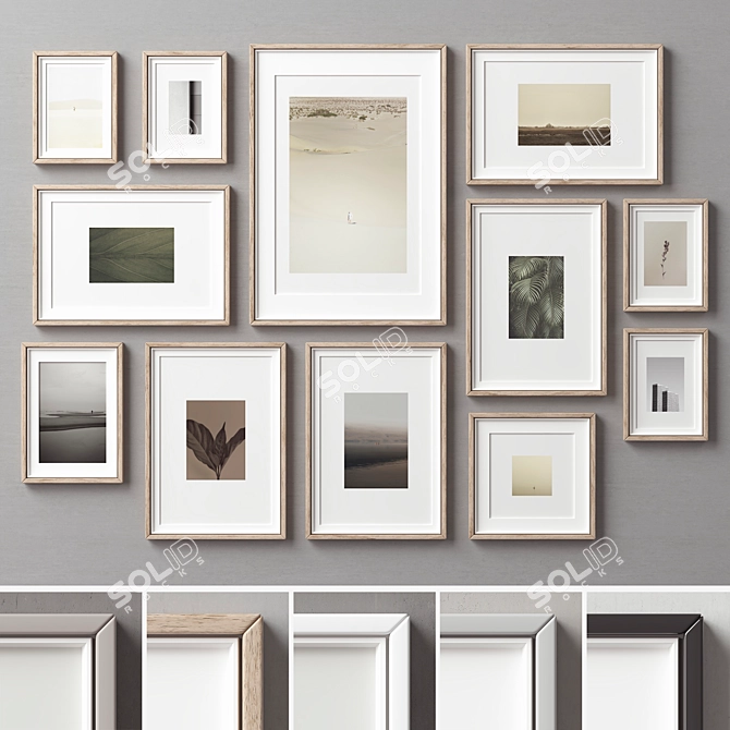 Versatile Frames Collection - Set of 12 3D model image 1