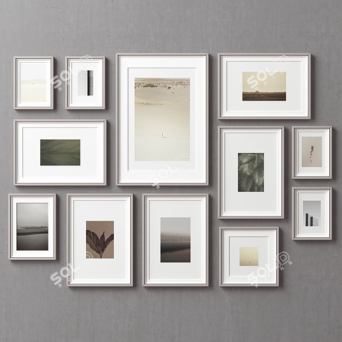 Versatile Frames Collection - Set of 12 3D model image 3