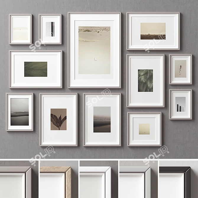 Versatile Frames Collection - Set of 12 3D model image 6