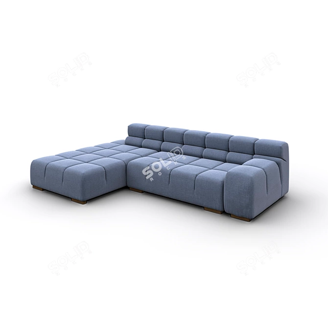 Premium Tufty Time Modular Sofa 3D model image 1