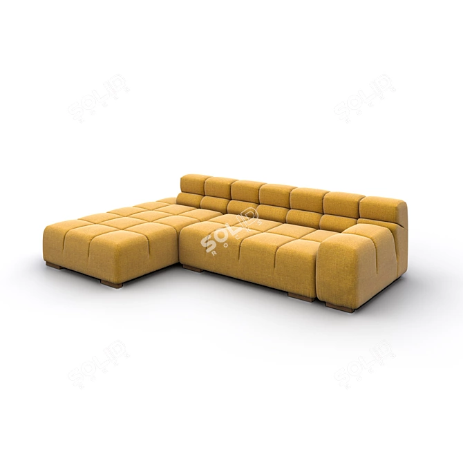 Premium Tufty Time Modular Sofa 3D model image 2