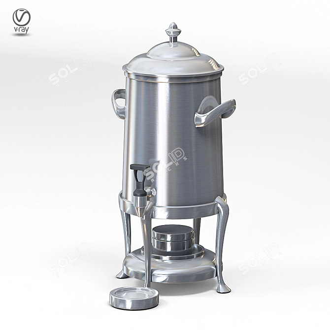 Metal Coffee Dispenser 3D model image 1