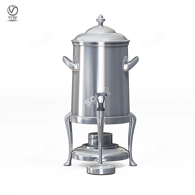 Metal Coffee Dispenser 3D model image 5