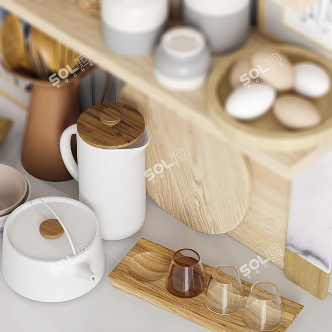 Turbo Kitchen Accessories 02 3D model image 3