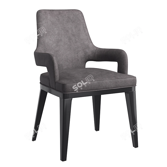 Modern Aspen Armchair 3D model image 1