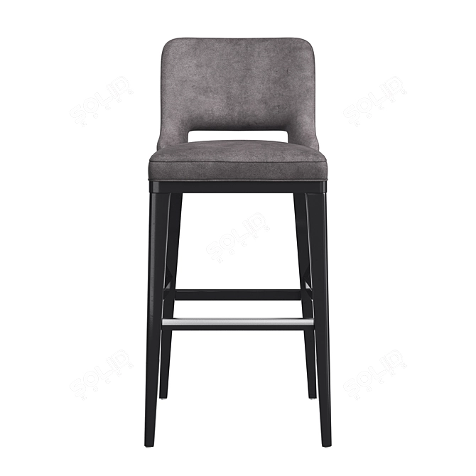 Modern Aspen Barstool: Stylish and Comfortable 3D model image 2