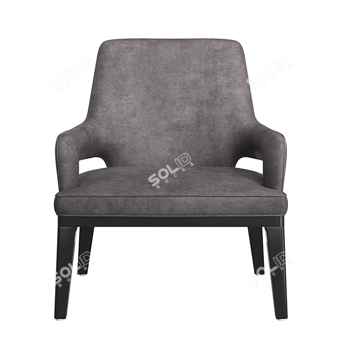 Modern Aspen Lounge Chair 3D model image 2