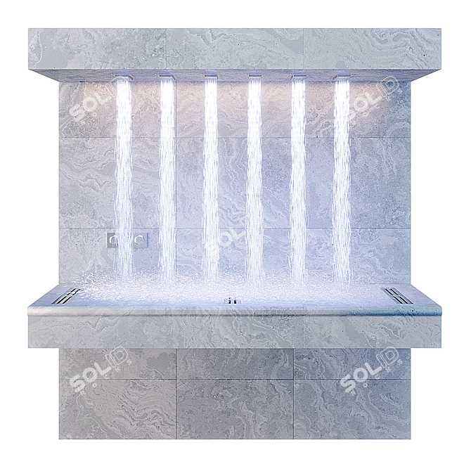 Ultimate Relaxation: Dornbracht Horizontal Shower 3D model image 1