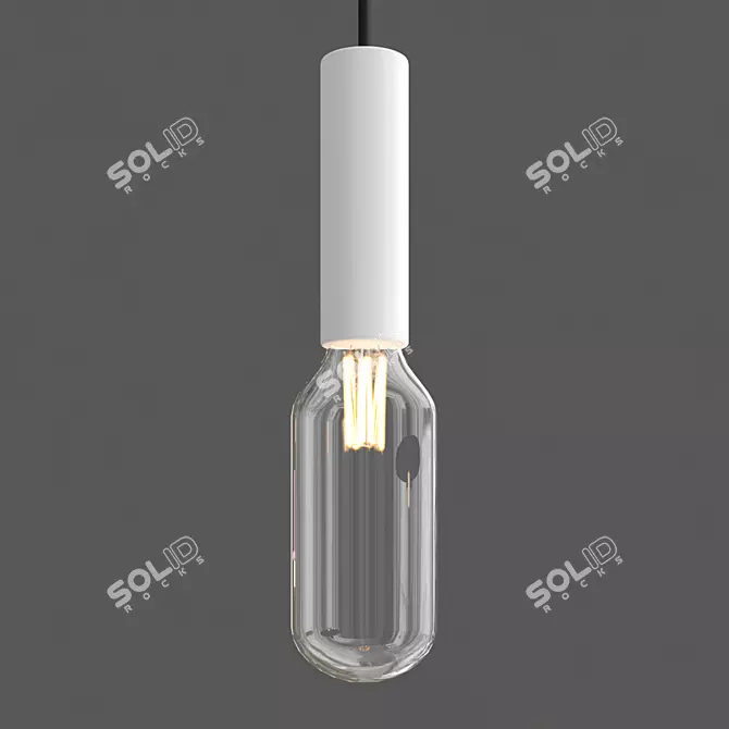 Title: Oran Handcrafted Pendant Light 3D model image 4