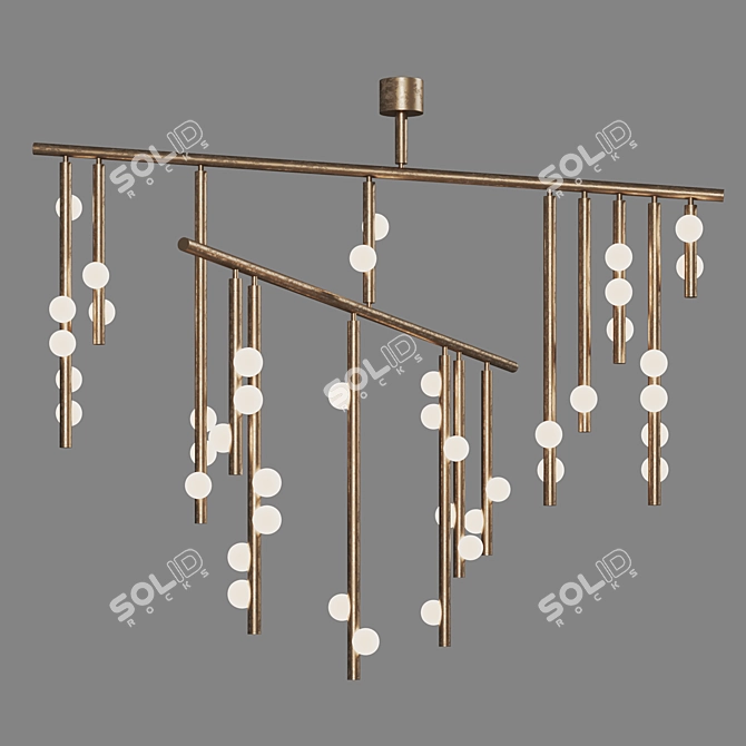 Modern Drop System DS 42.01: Aesthetic Illumination. 3D model image 4