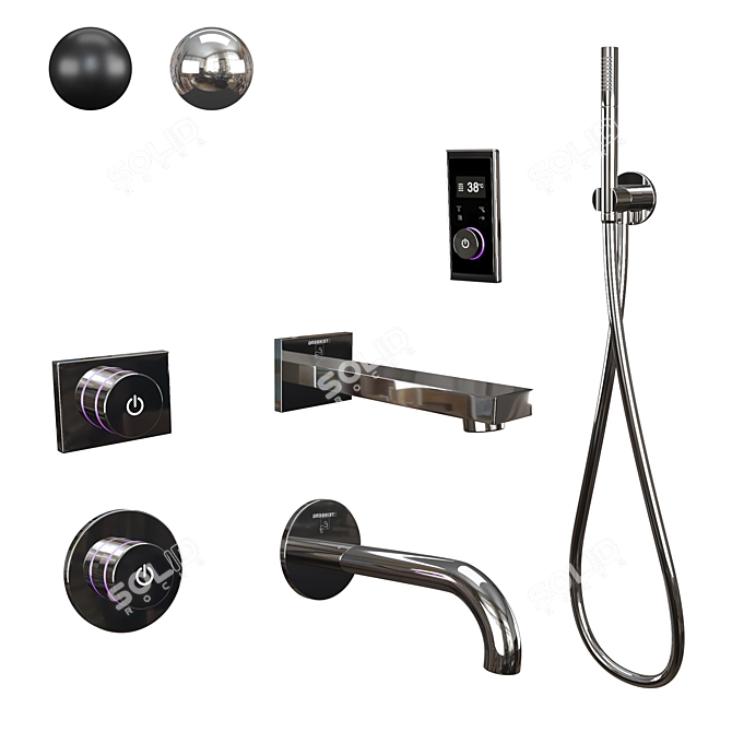 Steinberg iFlow Bathroom Set 3D model image 2