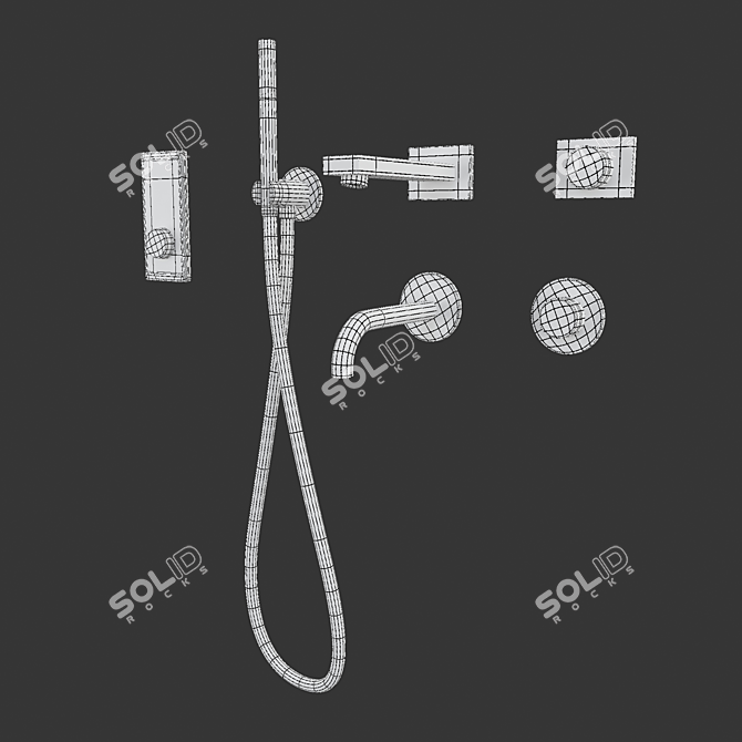 Steinberg iFlow Bathroom Set 3D model image 3