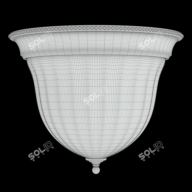 Crystal Lux Jugo PL4 Bronze/Transparente Pendant Light 3D model image 4