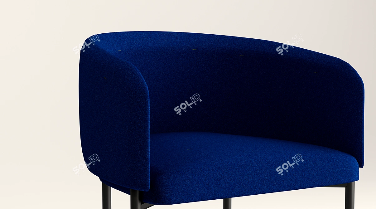 Adea Master 80 Bonnet Chair 3D model image 2