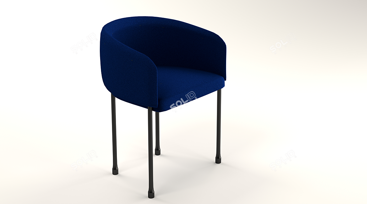 Adea Master 80 Bonnet Chair 3D model image 3
