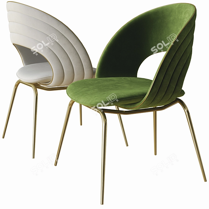 Sleek Kylo Chair: Visionnaire 3D model image 6