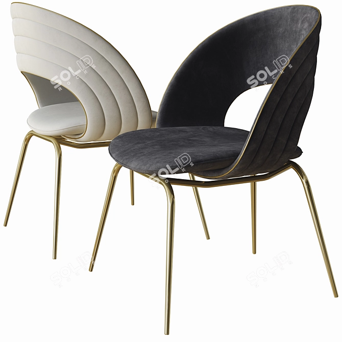 Sleek Kylo Chair: Visionnaire 3D model image 7