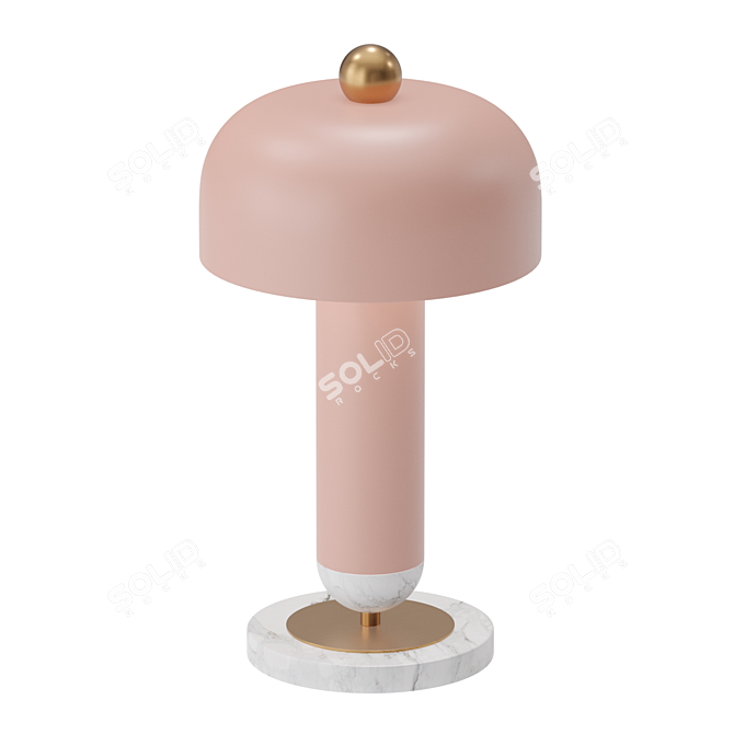Scandinavian Style Desk Lamp 3D model image 1