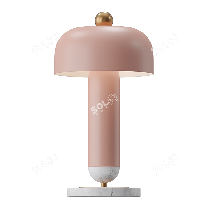 Scandinavian Style Desk Lamp 3D model image 2