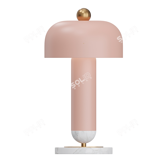 Scandinavian Style Desk Lamp 3D model image 3