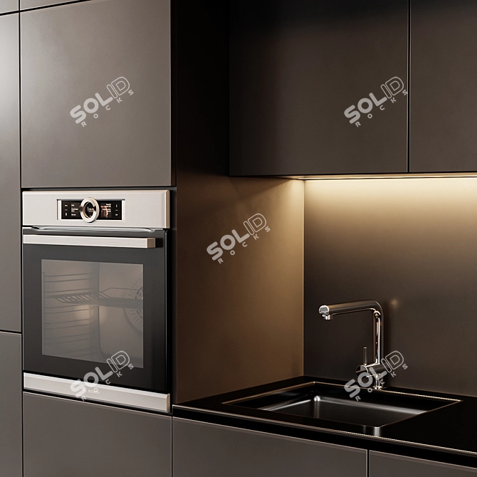 Modern Kitchen: 2015 Version 3D model image 4