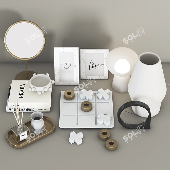 Turbo Decor Set: 30849 Polys 3D model image 3