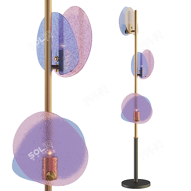 Handle Studio Alchemy Floor: Modern Floor Lamp 3D model image 1