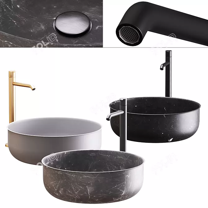 Innovative INBANI Prime Sink 3D model image 1