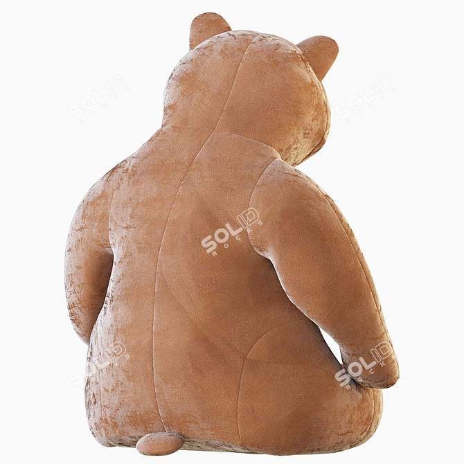 Cuddly Bear Plush Toy 3D model image 36