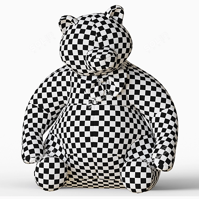 Cuddly Bear Plush Toy 3D model image 53