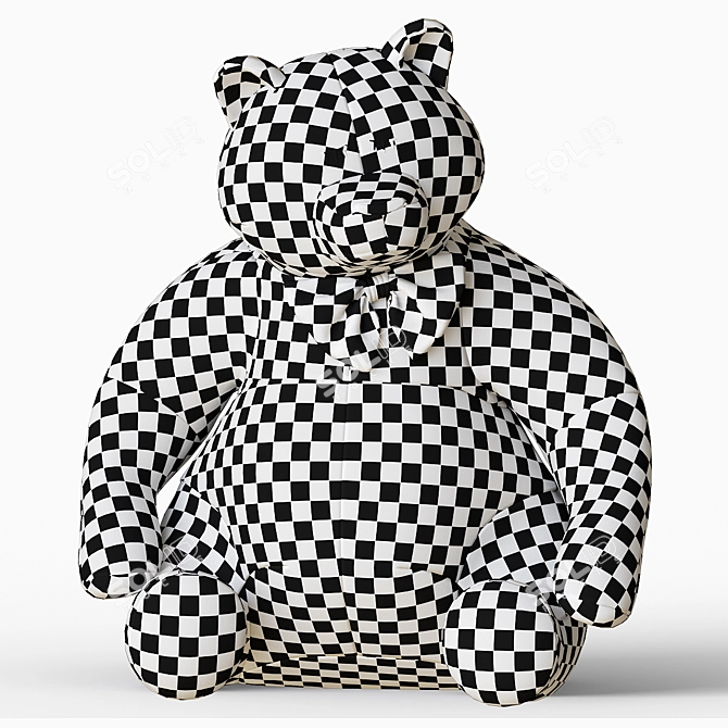 Cuddly Bear Plush Toy 3D model image 55