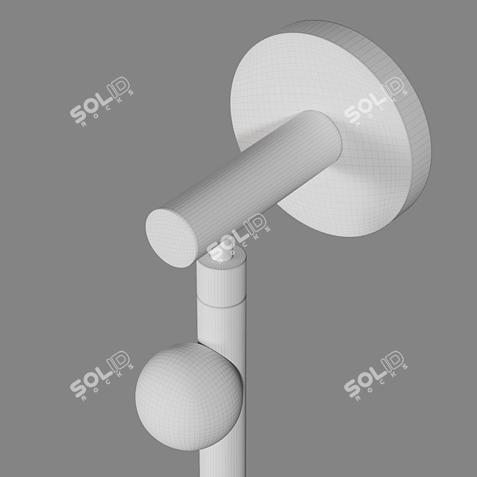 Modern Wall Lamp: Drop System DSS.07.01 3D model image 3