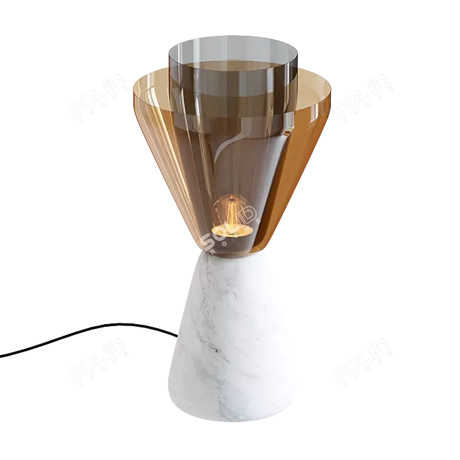 Elegant Handcrafted Glassware: Nason Moretti 3D model image 1