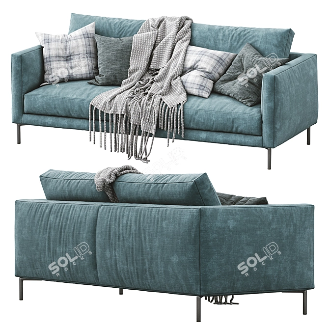COCO Interface Sofa: Modern Design, Maximum Comfort 3D model image 2