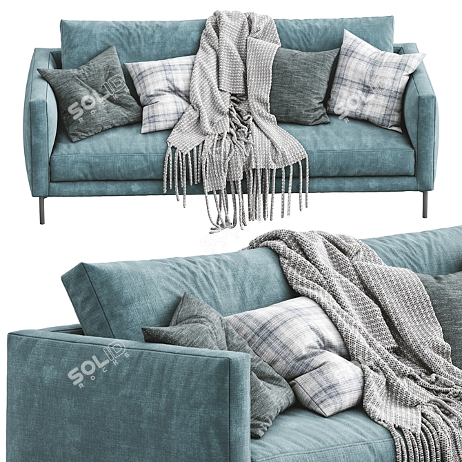 COCO Interface Sofa: Modern Design, Maximum Comfort 3D model image 7