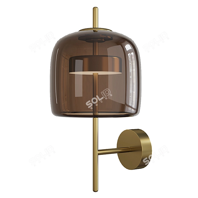 Elegant Jube Wall Sconce 3D model image 1