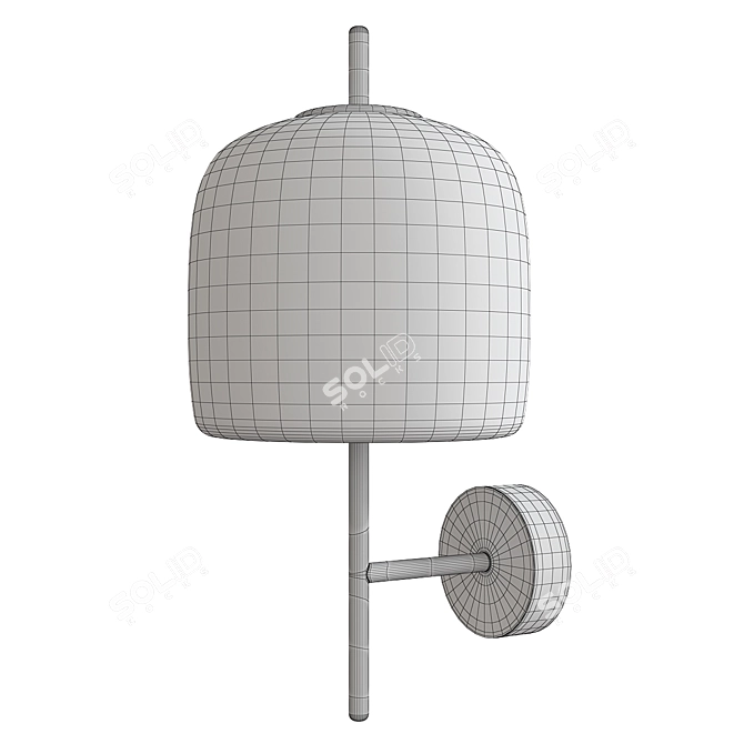 Elegant Jube Wall Sconce 3D model image 2