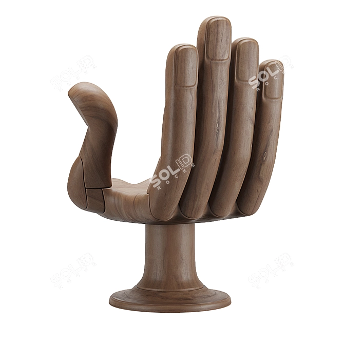 Pedro Friedeberg Hand Chair: Unique and Stylish Seating Solution 3D model image 15