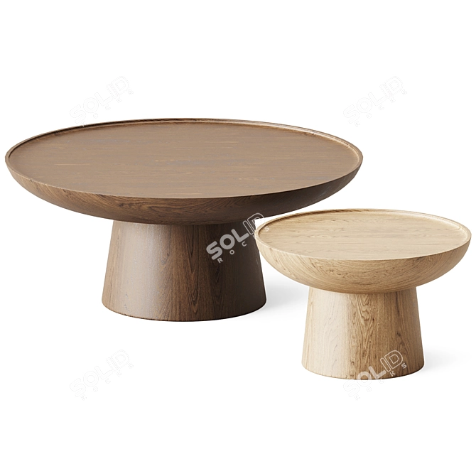 Louis Couchtisch: Elegant Coffee Tables 3D model image 1