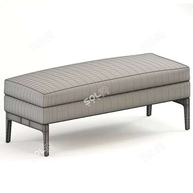 Contemporary Upholstered Bench: VOLAGE EX-S NIGHT by Cassina 3D model image 3